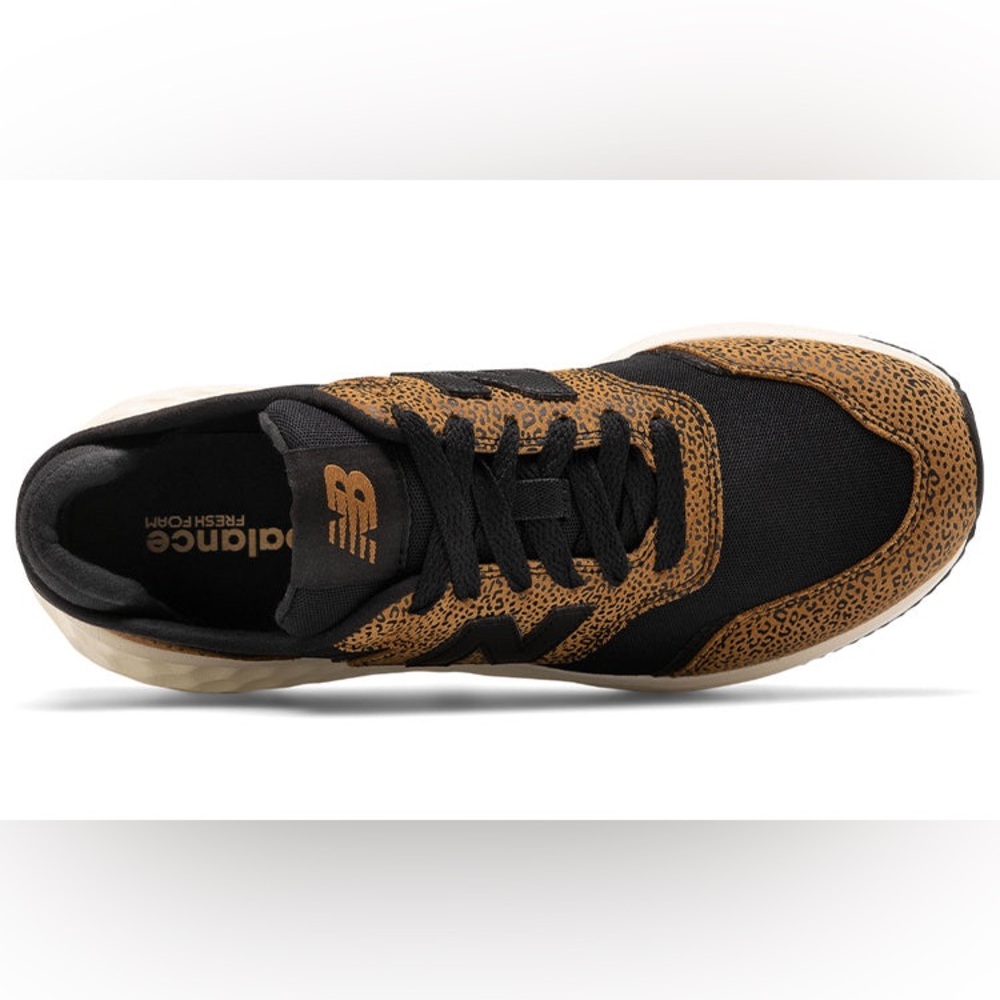 NEW BALANCE WMNS X-70 'CHEETAH PRINT - WORKWEAR BLACK' - Picture 4 of 5